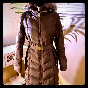 ❤️Cole Haan down belted with faux fur❤️